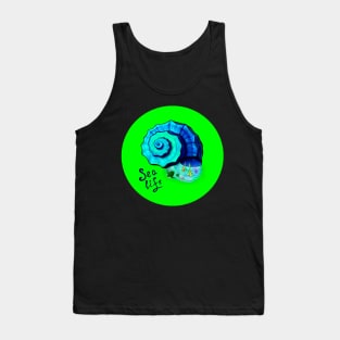 Fish Shell Art 7 Tank Top